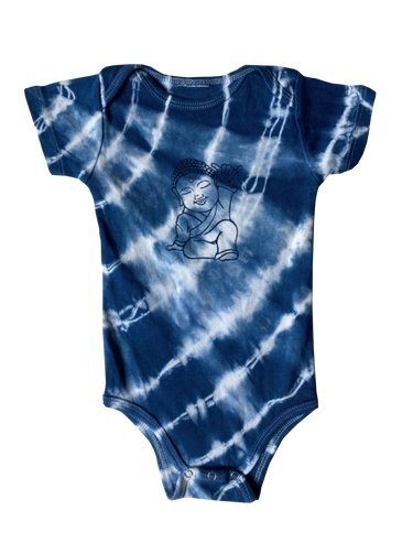 Shaka Buddha Cross-Dye Tee - Where Ocean Rhythms and Inner Peace Unite! 🌀🌊🧘♂️